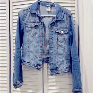 H&M Fitted Denim Jacket